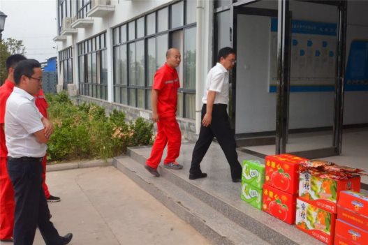 集團總裁劉俊友赴鹿邑縣天然氣公司慰問、調(diào)研