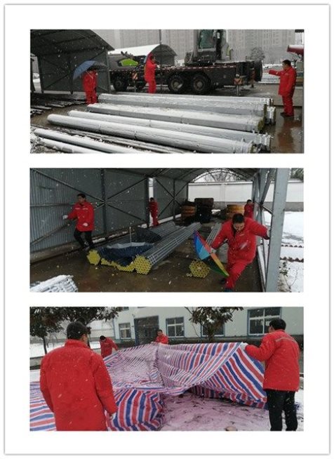 天然氣公司物資供應部戰(zhàn)風霜、斗雨雪，牢牢把守后勤關